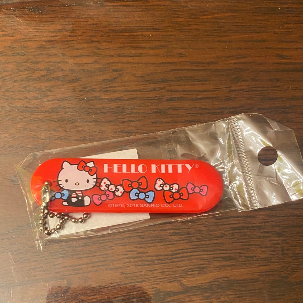 Sanrio Hello Kitty Red and White Keychain